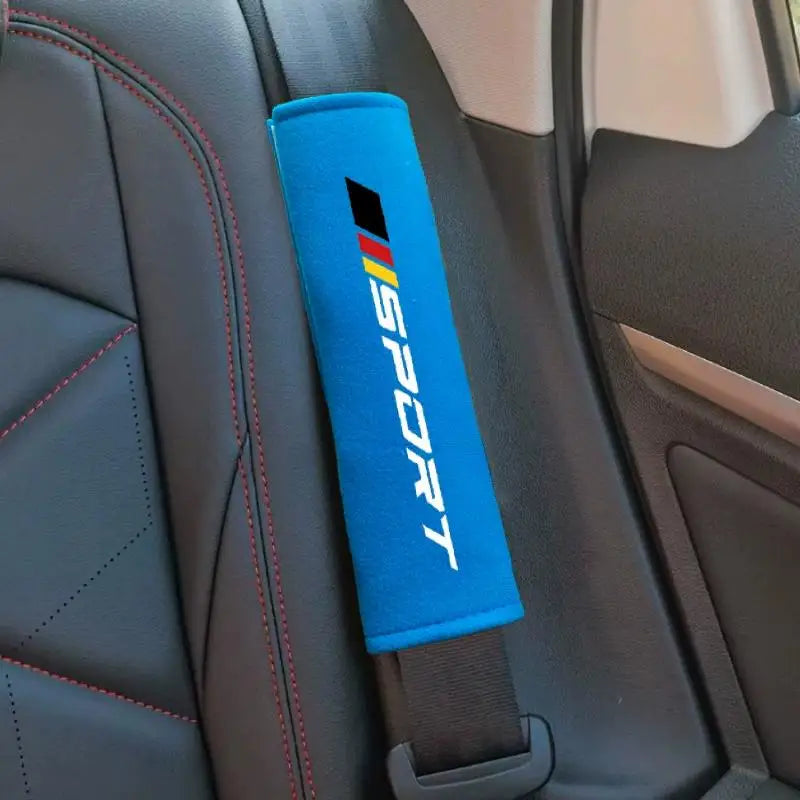 CM1 Soft Comfortable Car Seat Belt Cushions Personalized Fashionable Zpaxo Blue