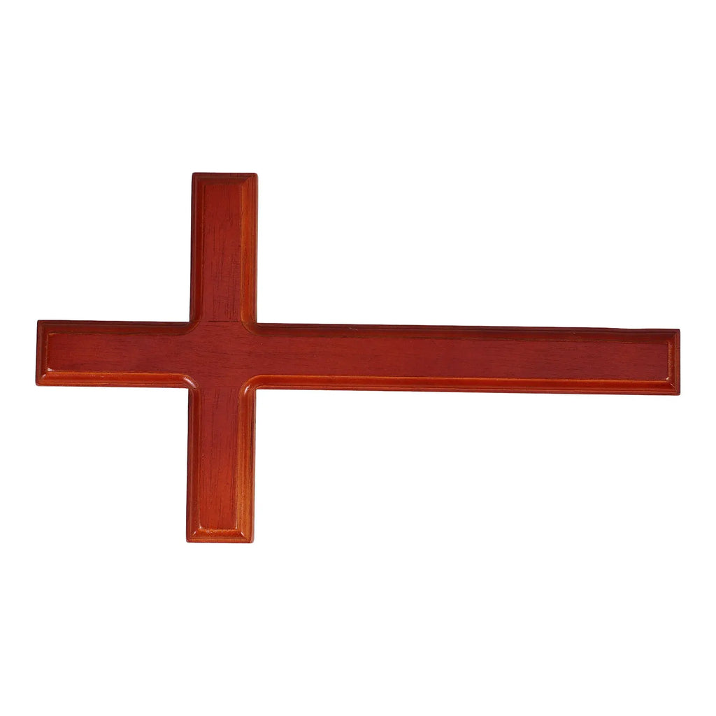 Wall Mounted Wooden Cross Decor Exquisite Ornament Home Library Hotel