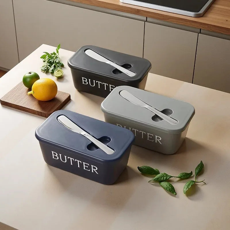 Large Capacity Butter Box Knife Food Grade Pp Cheese Refrigerator Zpaxo