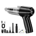 Suitu Car Mounted Vacuum Cleaner, Wireless Home and Car Dual-purpose Dry and Wet Vacuum Cleaner, High-power Portable Handheld VA Zpaxo black