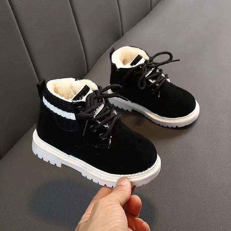 2022 Autumn Winter Kids Boots Girls Boys Warm Snow Child Short Boot Zpaxo