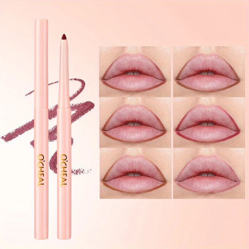 Matte matte lipstick lip liner waterproof and not easy to stick to the cup to outline the lip shape Zpaxo