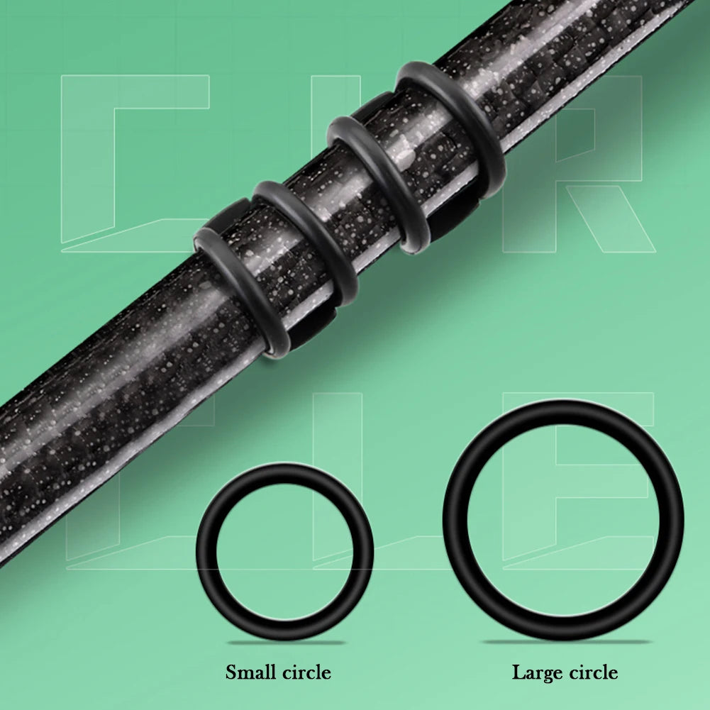 Magnetic Fishing Fixed Bait Gear Rubber Rings Lures Hook Keeper
