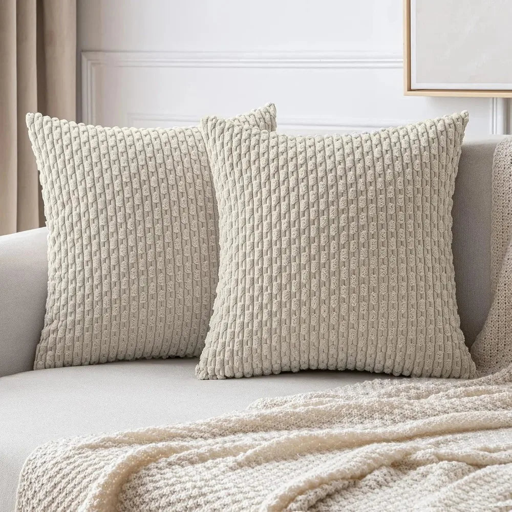 Throw Pillow Soft Boho Striped Fall Modern Farmhouse Home Decor Couch
