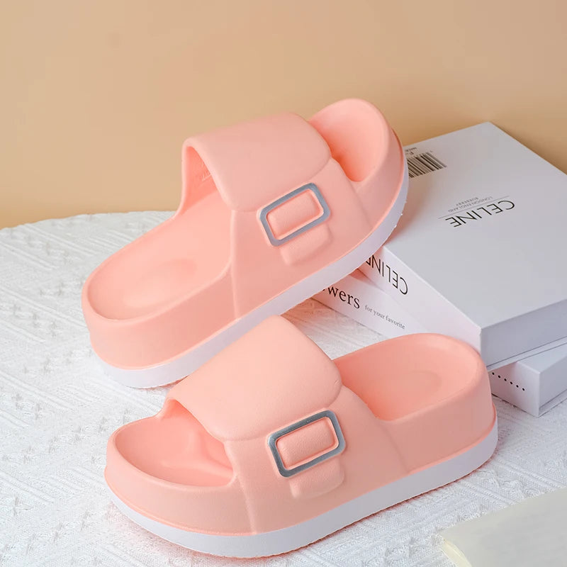 Non-slip Slippers Female Outer Wear 2025 Bathroom Indoor Home Sandals