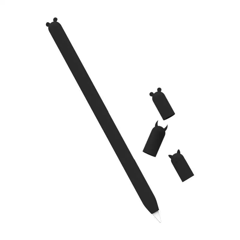 652F Soft Silicone Ipencil Sleeve Cover Waterproof Macaron Tablet Zpaxo generation black CN