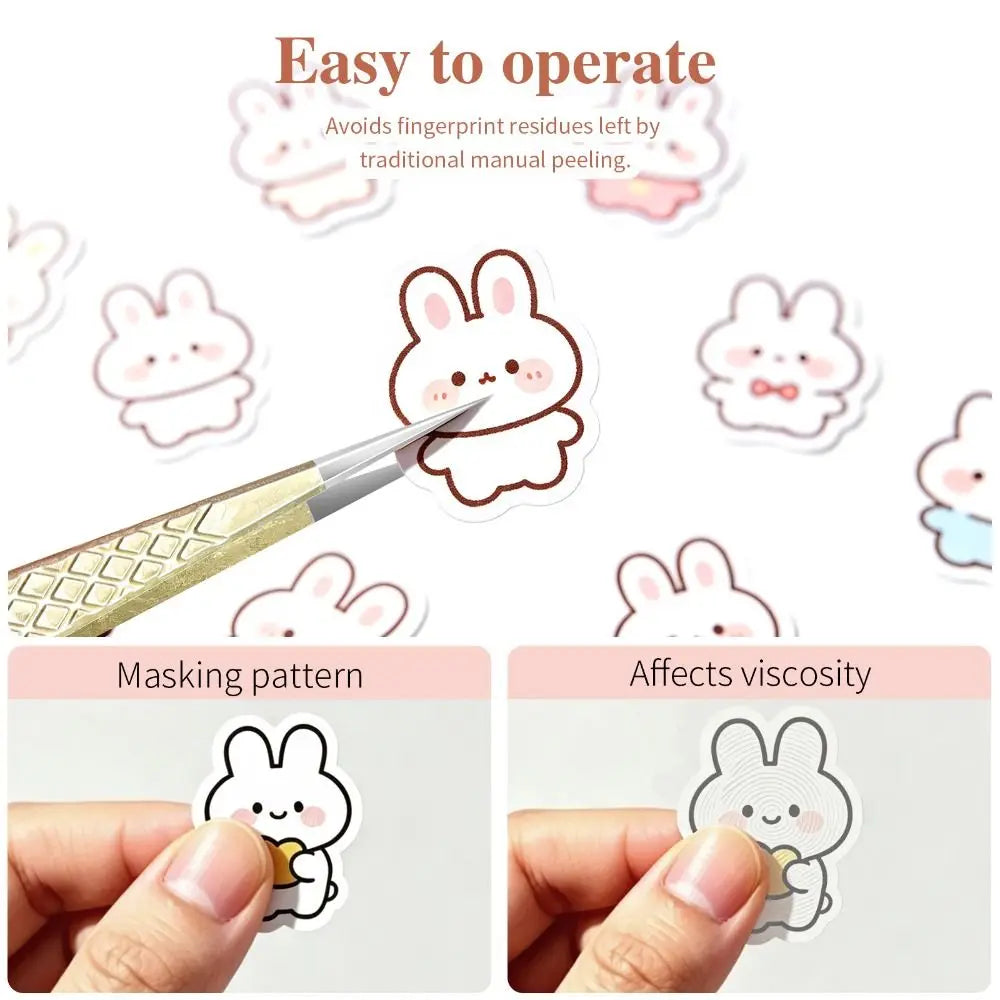 Professional Eyelash Tweezers Ice Flower 3D Accurate Eyebrow Grafting Zpaxo