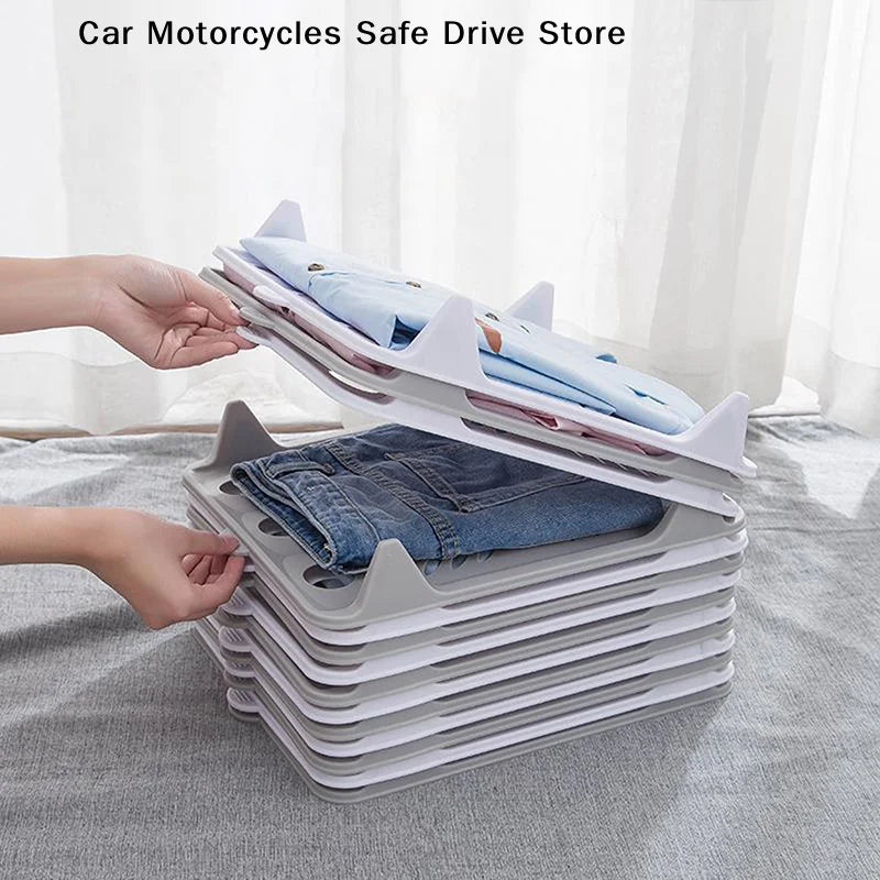 CMHome Wardrobe Layered Folding Clothes Storage Board T-shirt Pants
