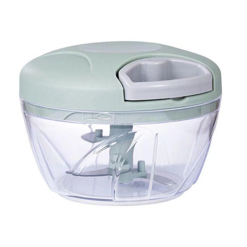 500/900ML Manual Meat Mincer Garlic Chopper Rotate Garlic Press Crusher Vegetable Onion Cutter Kitchen Cooking Accessories Zpaxo 500ml-Green