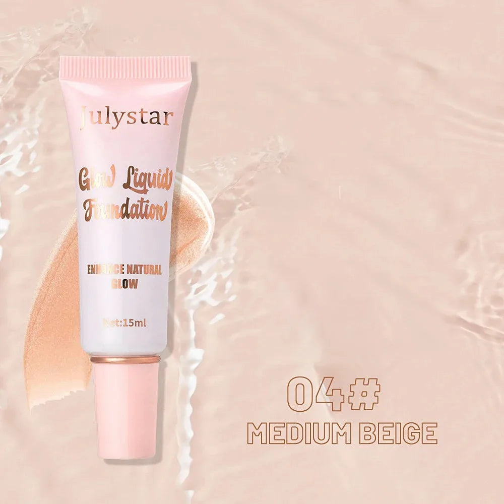 Liquid Pearlescent Foundation Moisturizing Coverage Concealer 3D