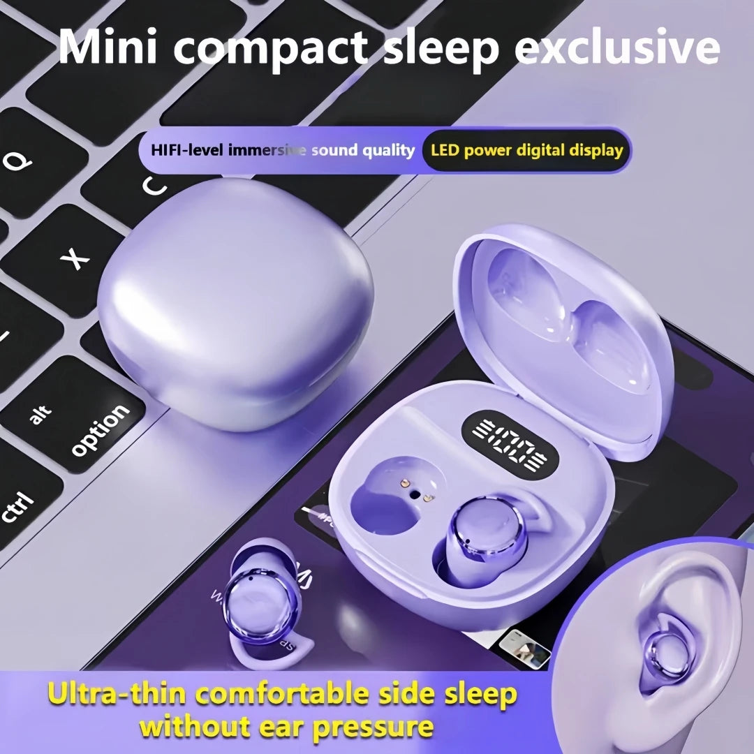 Cute Mini Wireless Earphones Ear Bluetooth Invisible Sleep