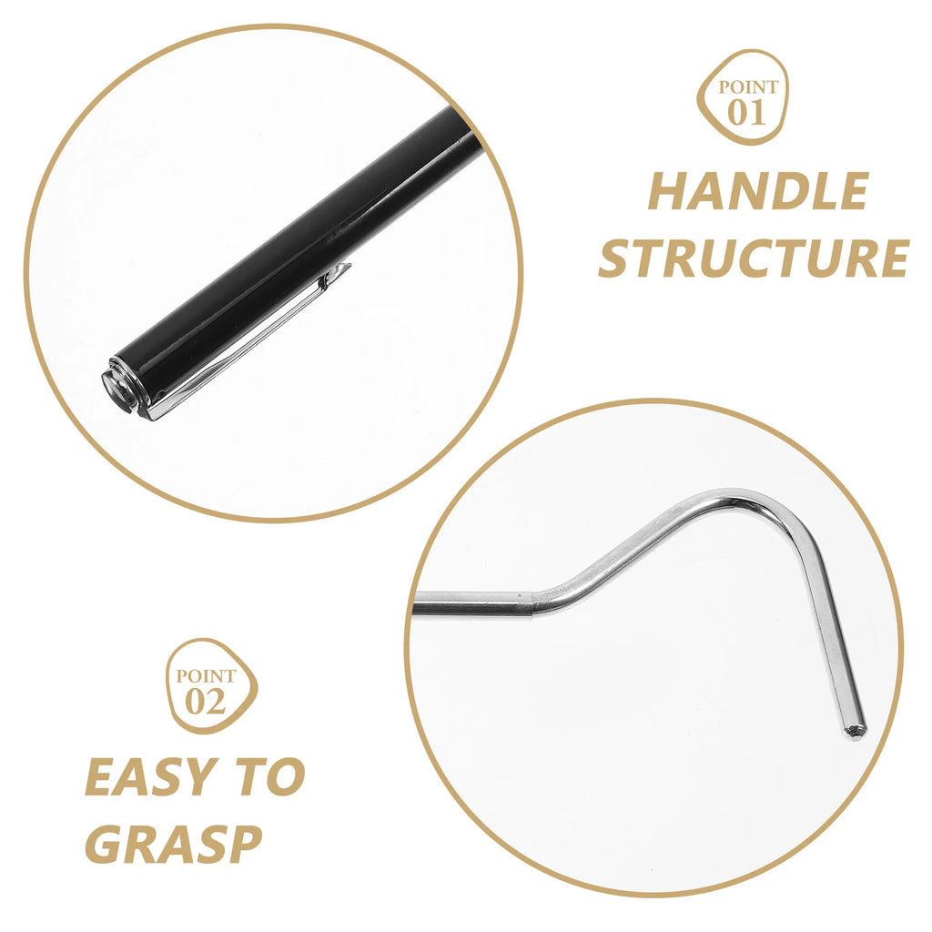 Portable Retractable Snake Hook Stainless Steel Extension Handle