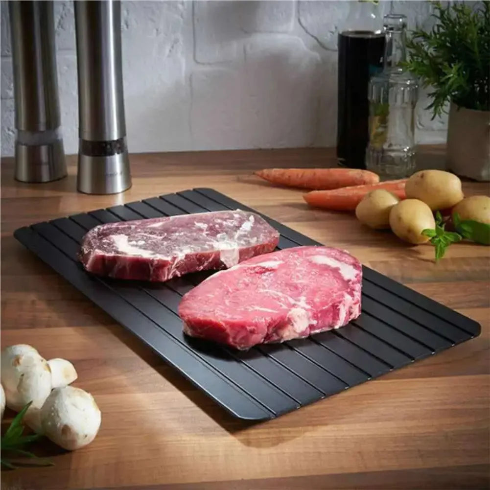 Fast Defrosting Tray Thaw Frozen Food Meat Fruit Quick Defrosting Plate Board Defrost Kitchen Gadget Tool Defrost Tray Zpaxo