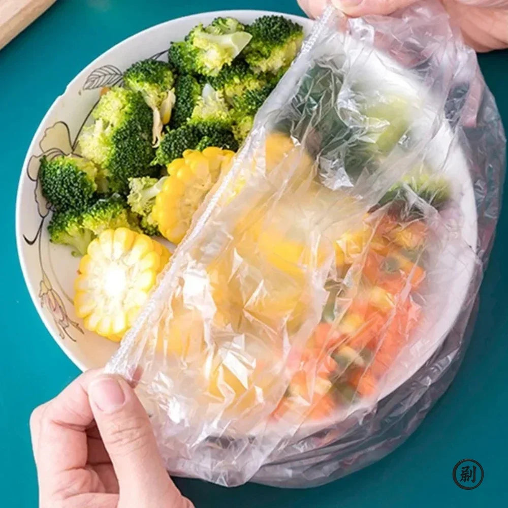 Reusable Stretch Lids & Disposable Shower Caps – 100/200pc