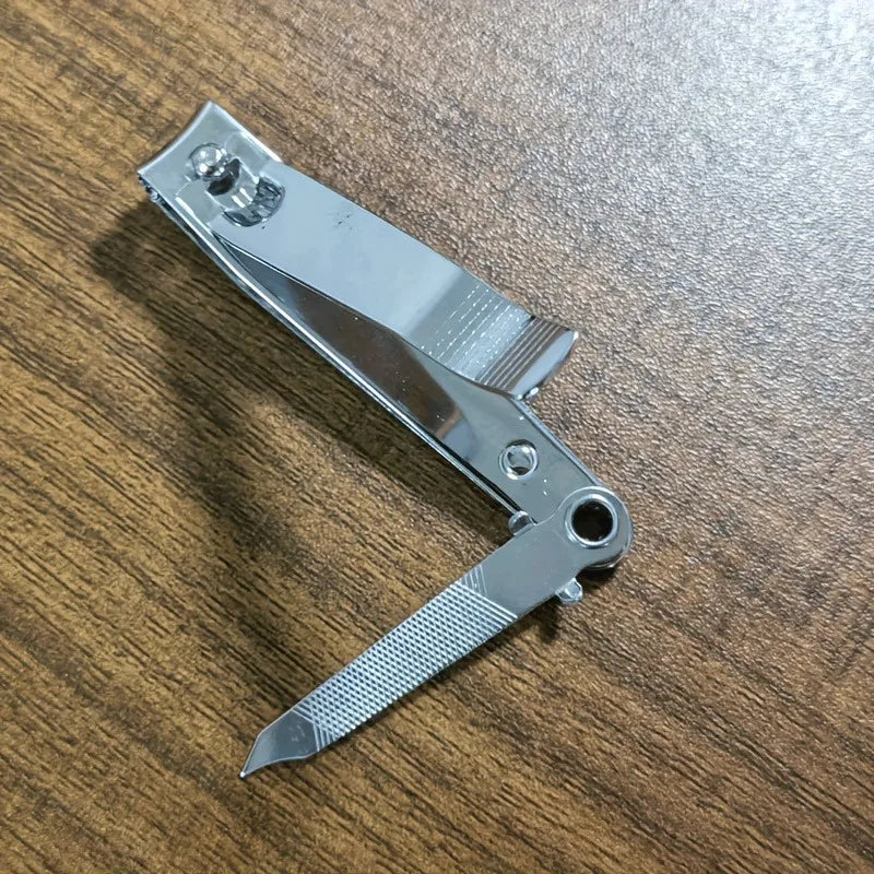 Classic Nail Clipper Single-pack Large Stainless Steel File Flat