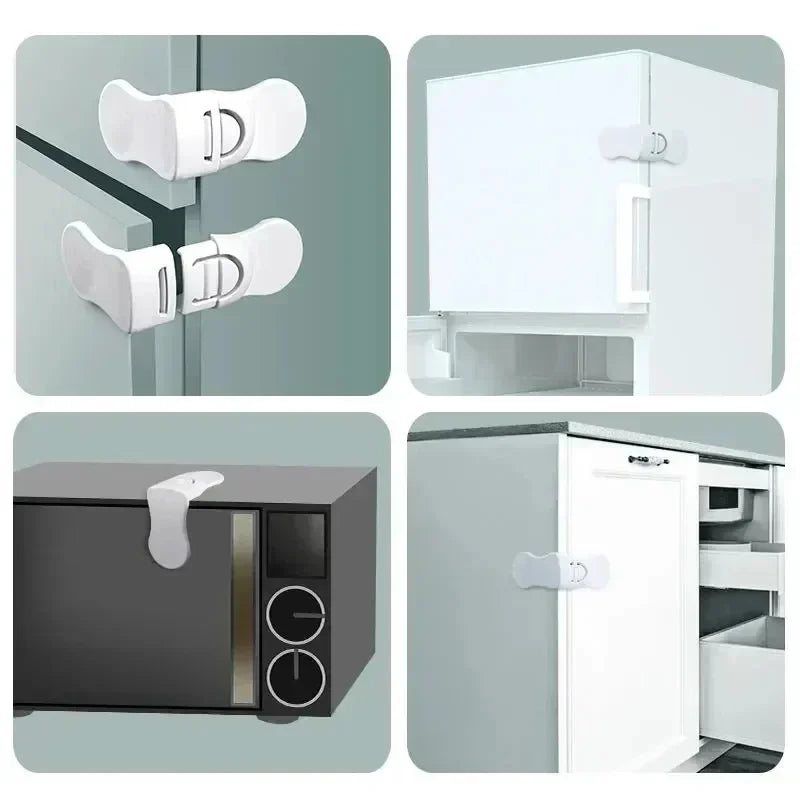 Baby Safety Drawer & Cabinet Lock – Anti-Pinch Child Lock Baby Cabinet Lock Zpaxo