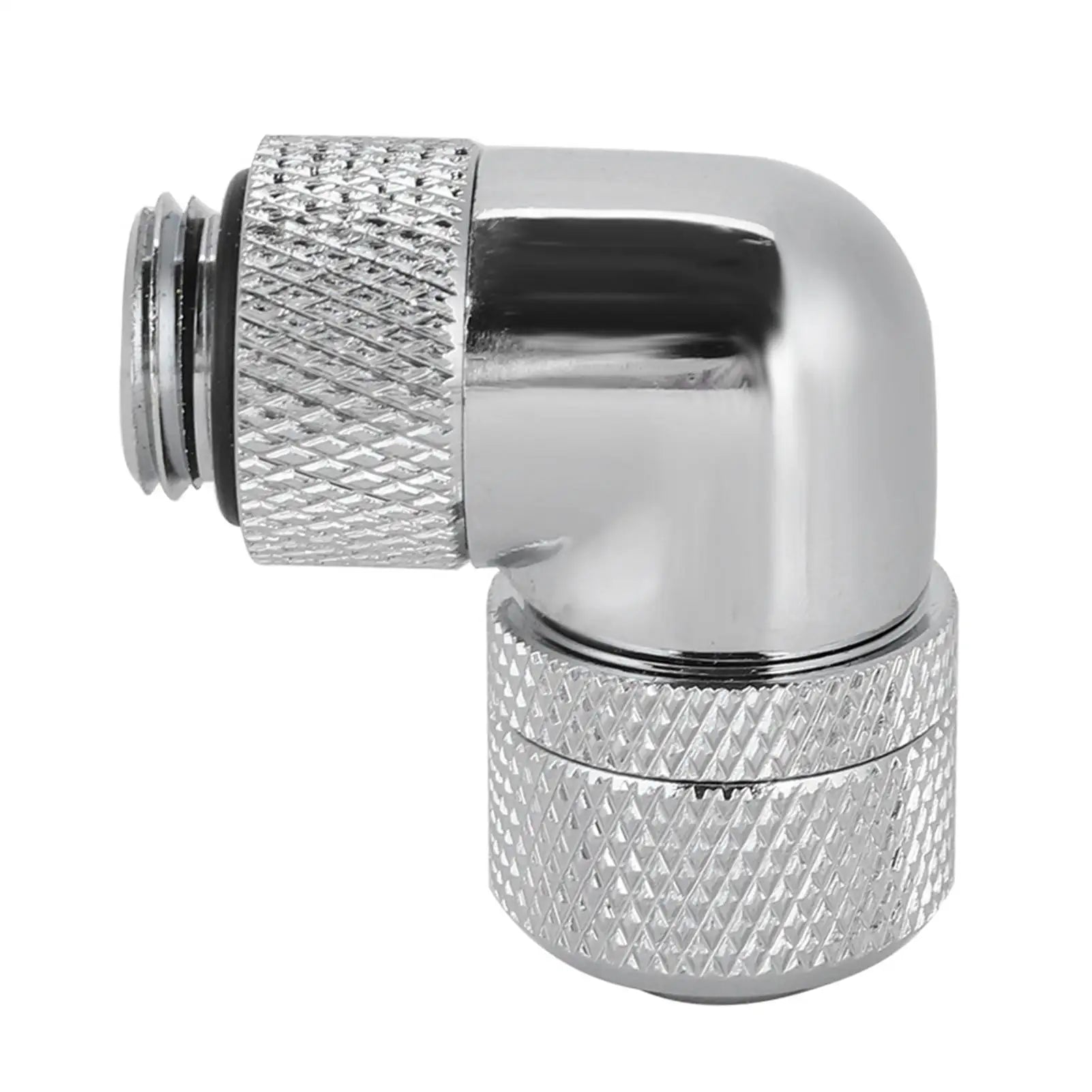 90° Water Cooling Tube Fitting G1/4 2 points thread Thread Water Cooling Fitting Thin Tube 90° Right Angle Elbow Zpaxo