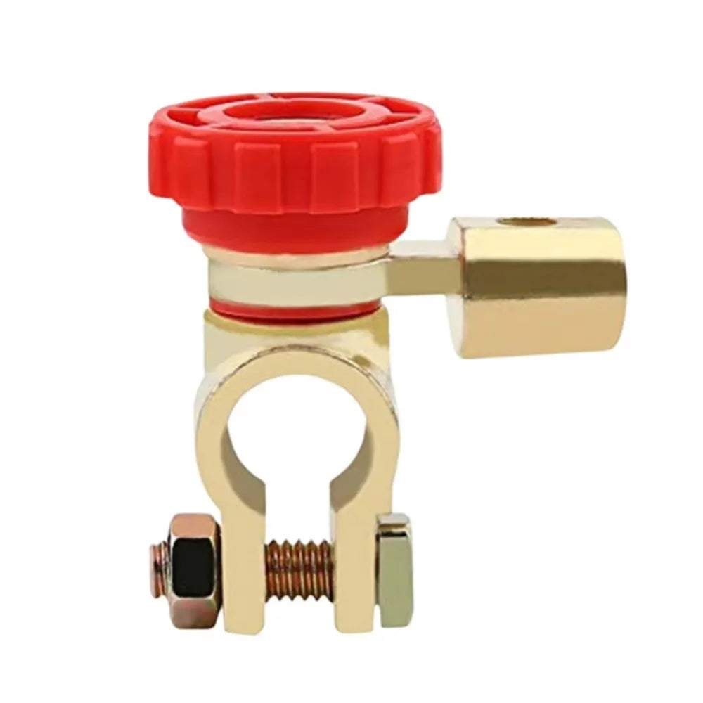 12V Battery Power-off Switch Quick Cut-off Anti-leakage Car Terminal Zpaxo Red