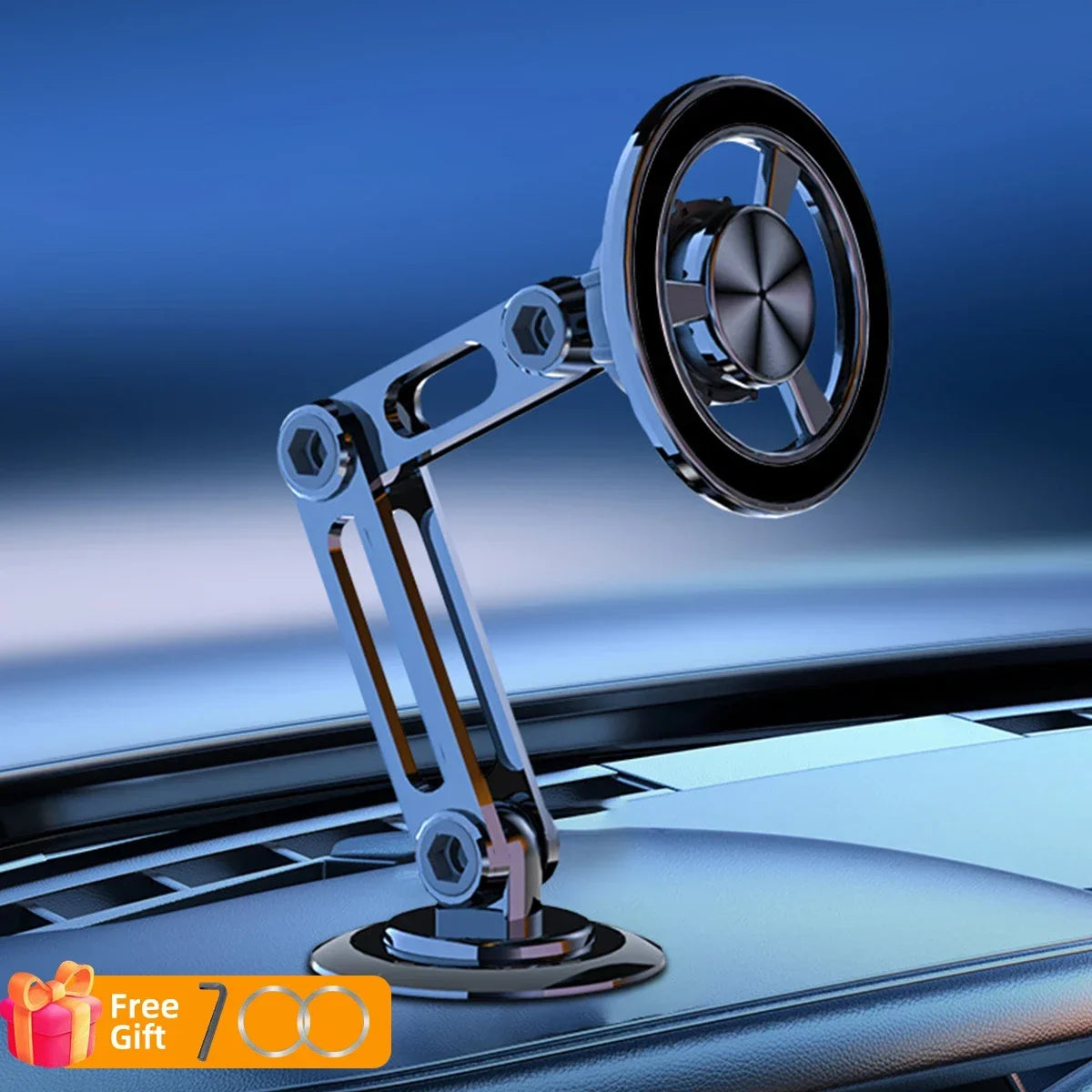 720 Rotate Metal Magnetic Car Phone Holder Foldable Magsafe Stand Air Zpaxo