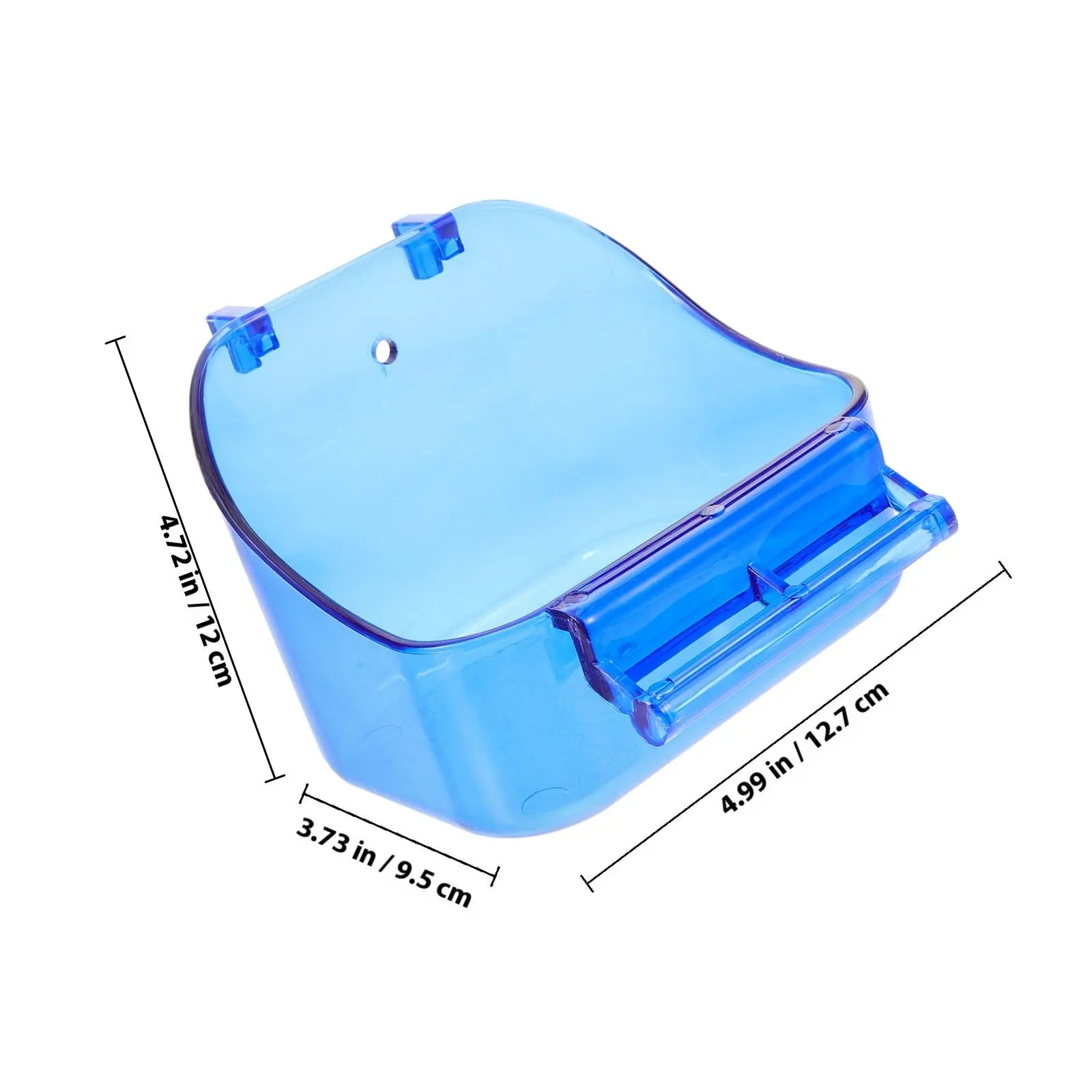 Compact Bird Bath Cage Reusable Leakproof Parrot Shower Box Smooth