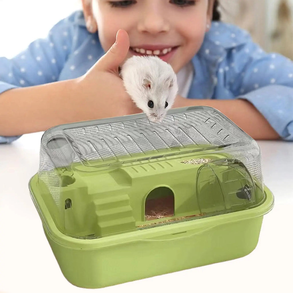 Double Layer Large Hamster Cage Exercise Wheel Luxury Pet House Nest