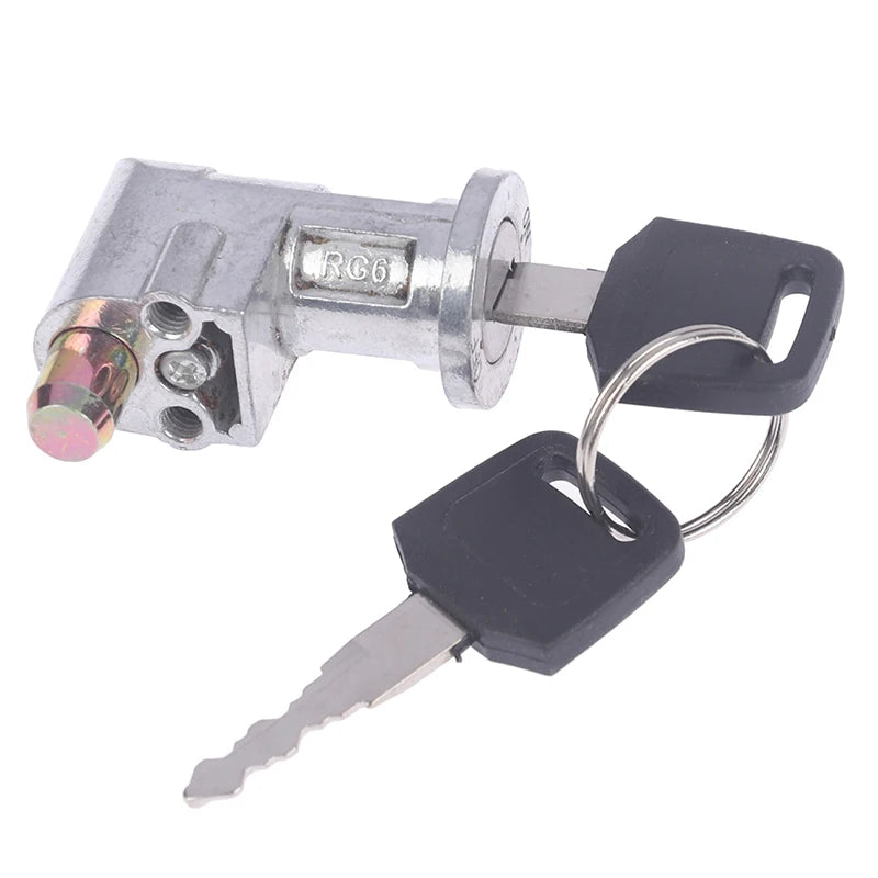 Mini Battery Charger Port Lock + 2 Keys – E-Bike & Motorcycle