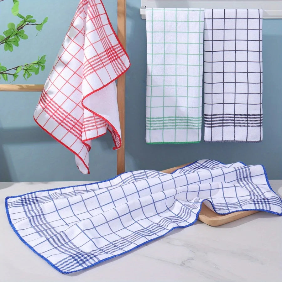 Large 40x60cm Absorbent Lint-free Dish Cloths Quick-drying Soft