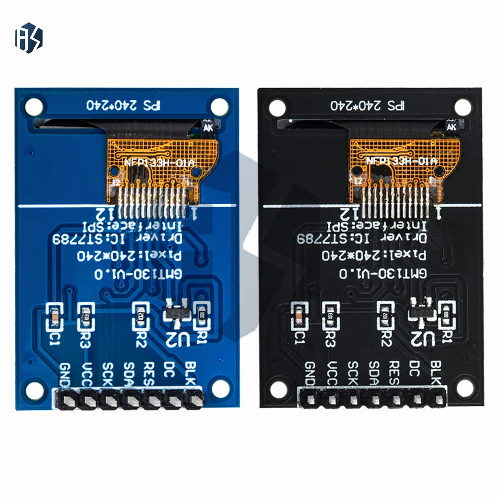 1 3-Inch Square TFT Display ST7789 LCD Module 240 SPI Interface Zpaxo