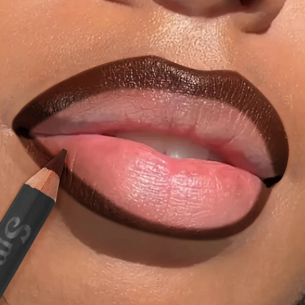12 Nude Matte Lipstick Pencil Long-lasting Waterproof Lip Pigmented Zpaxo