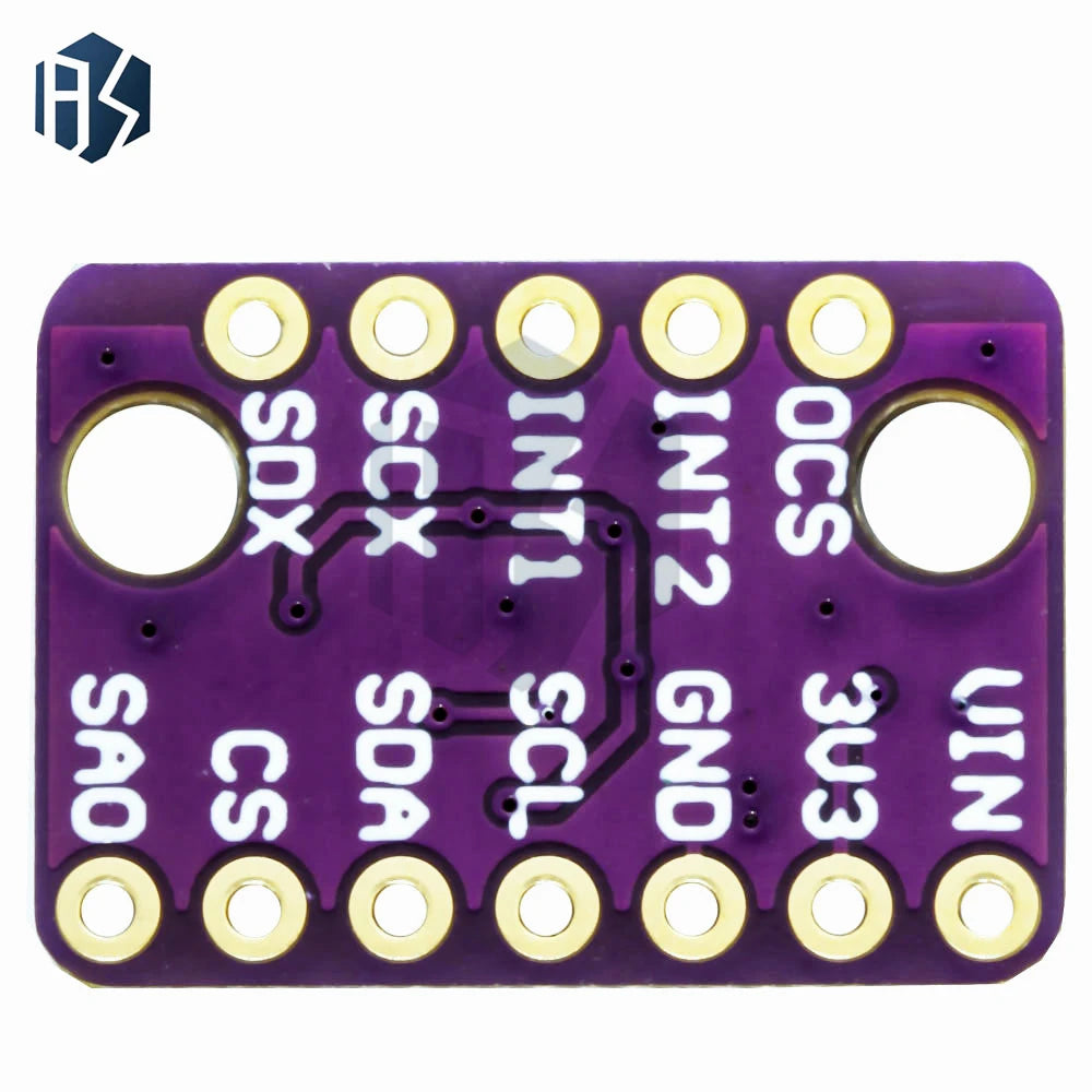 BMI160 6DOF IMU Module - High-Precision 3-Axis Accelerometer & Gyroscope Sensor with SPI/I2C for Drone/Robotics Motion Tracking Zpaxo