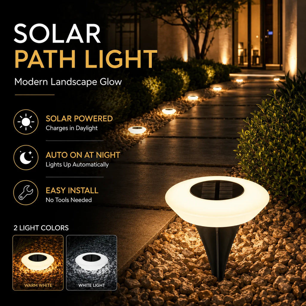 1/2Pack Solar Ground Lights,14LED Waterproof Outdoor Landscape Light, LED Lawn Lamp, for Garden Pathway Yard Deck Camping Decor Zpaxo