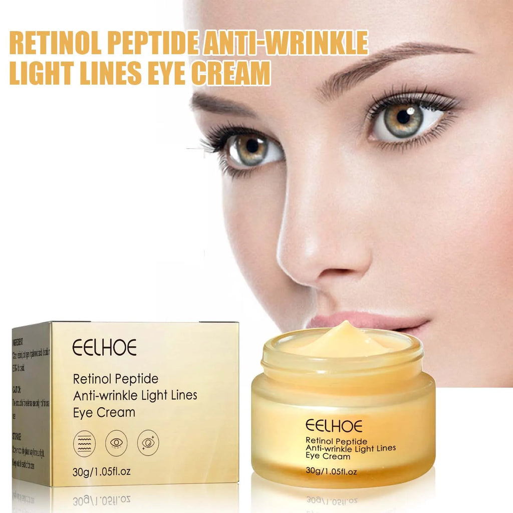 Retinol Peptide Eye Cream – Dark Circles & Puffiness Relief Eye Cream Zpaxo