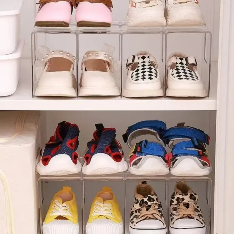 New Acrylic Transparent Shoe Rack Display Rack Shop Multi-layer Commercial Shoe Rack Men's and Women's Shoe Bag Bracket Zpaxo