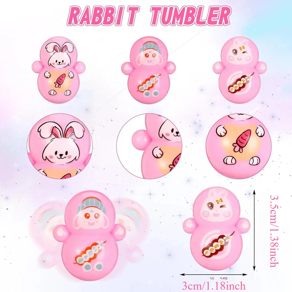 Mini Roly Poly Tumbler Fidget Toys Set – 6, 12 or 24 PCS
