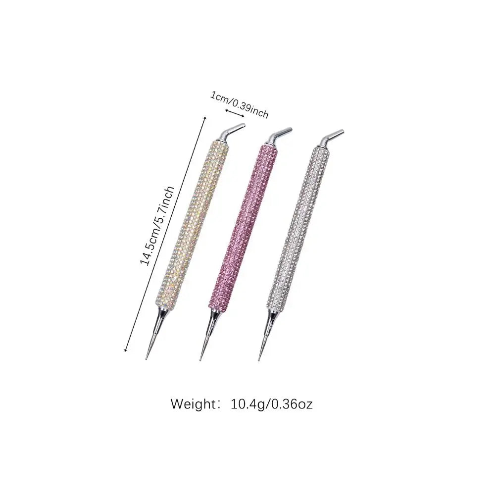 Dual-ended Rhinestone Picker Pen DIY Manicure Light Luxury Nail Art Zpaxo