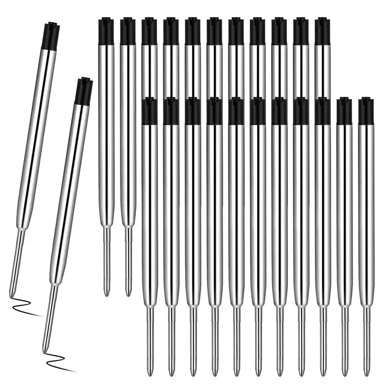 Parker Ballpoint Pen Refills – Medium Point Blue & Black Ink Pen Refills Zpaxo