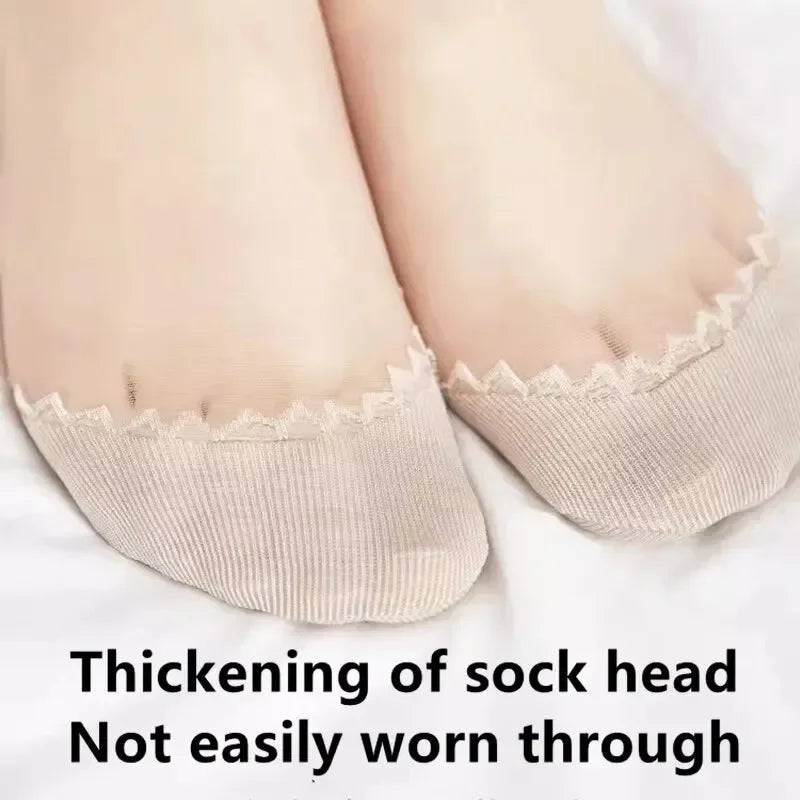 Women's Anti-Slip Stretch Socks | 10/20 Pairs, Moisture-Wicking