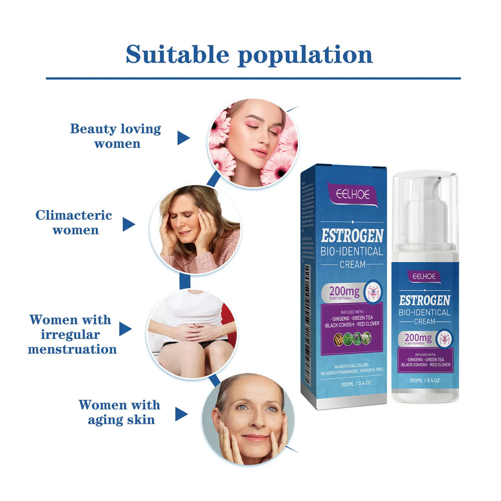 Estrogen Relief Cream for Women – Menopause & Hormone Balance Menopause Body Cream Zpaxo