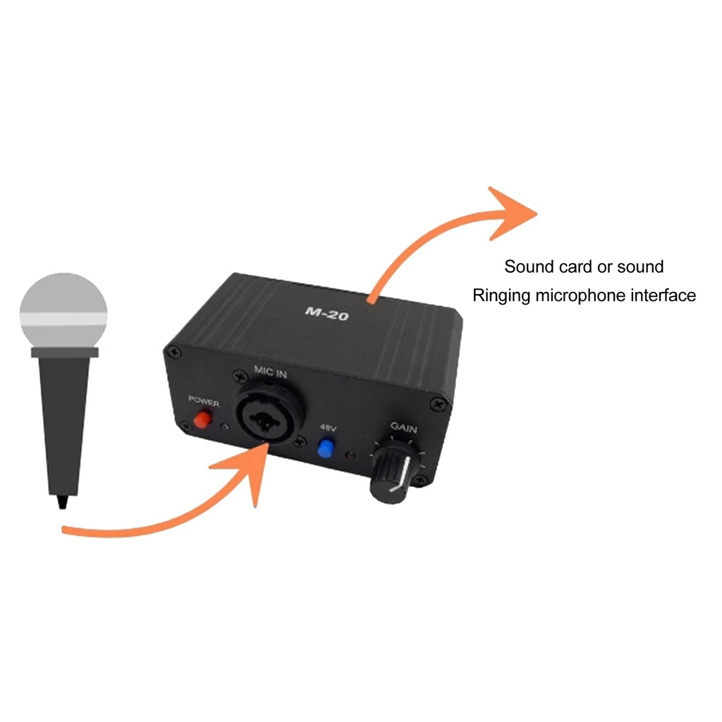 Microphone Preamp Low Noise Booster Unique Fully Balanced Circuit