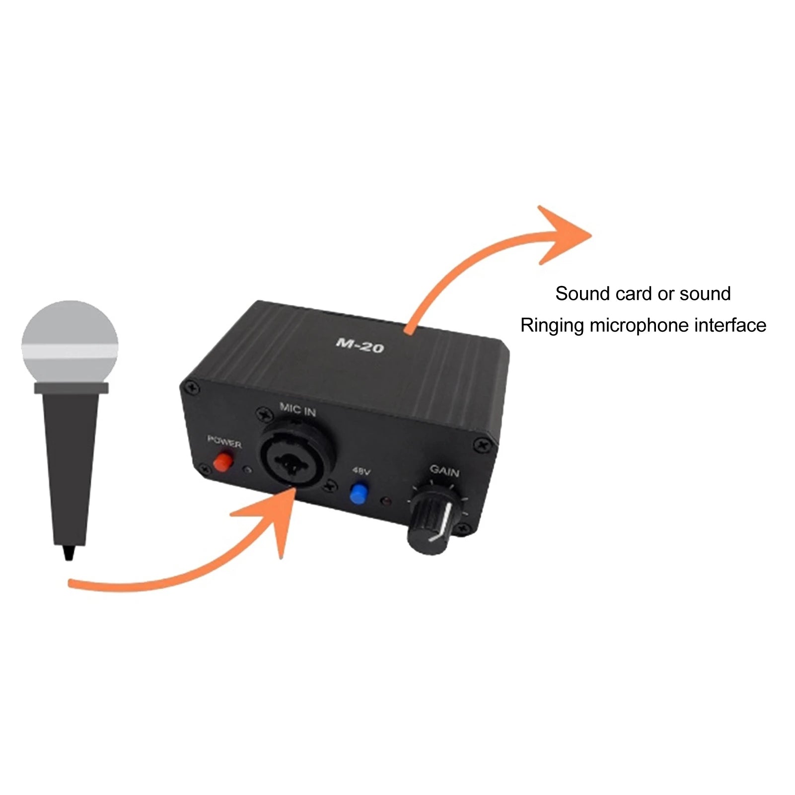 Microphone Preamp Low Noise Booster Unique Fully Balanced Circuit