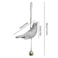 Bird Wind Chimes Wooden Hummingbird Outdoor Ornaments Bell Garden