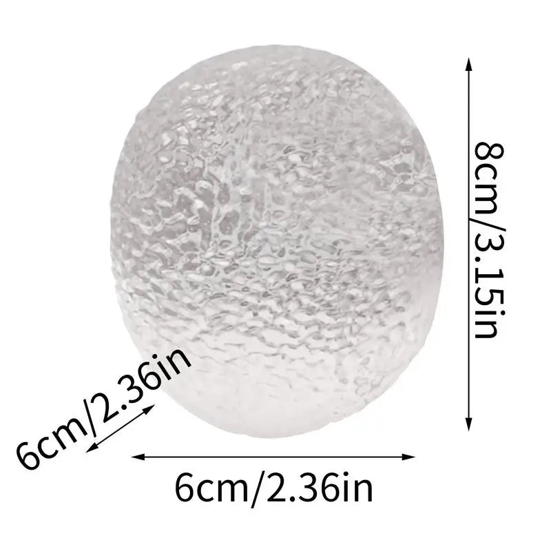 Adult Stress Balls Sensory Fidget Crystal Ball Transparent Desktop Zpaxo