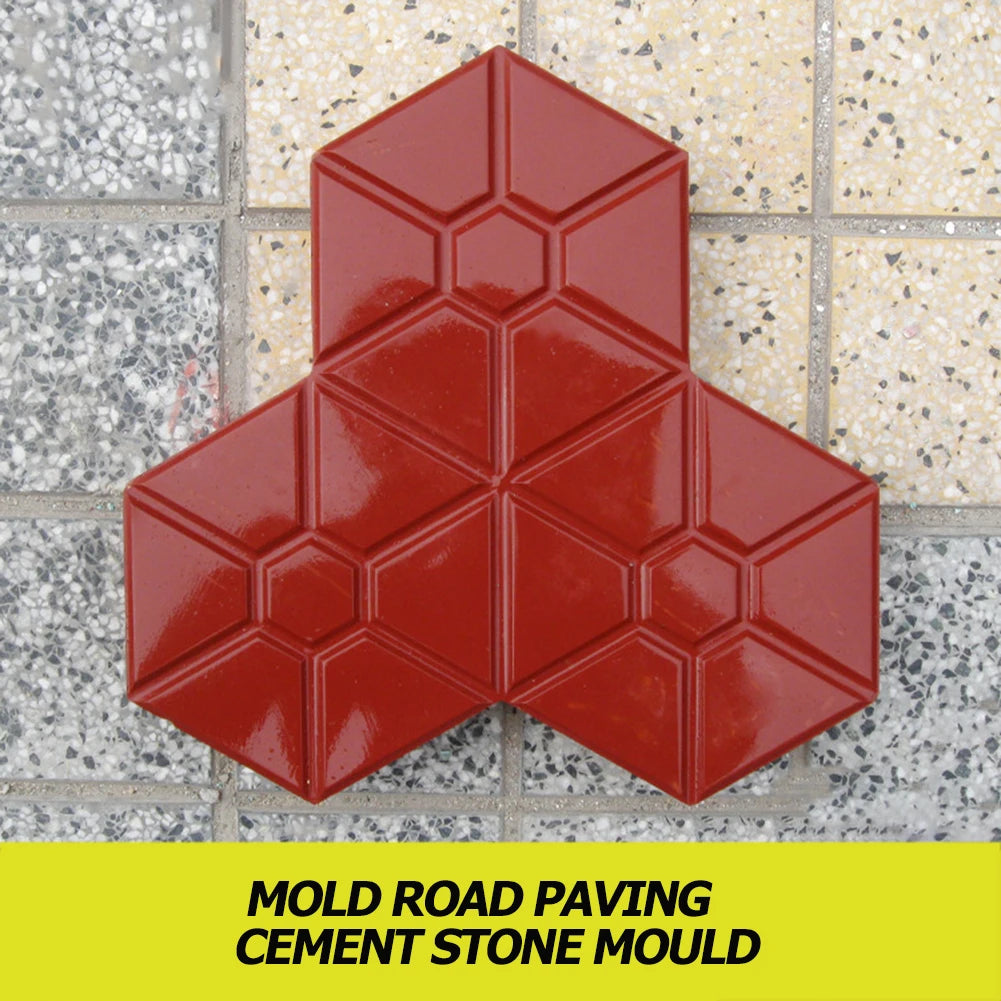 DIY Plastic Garden Yard Paving Manually Maple Leaf Pathway Pavement