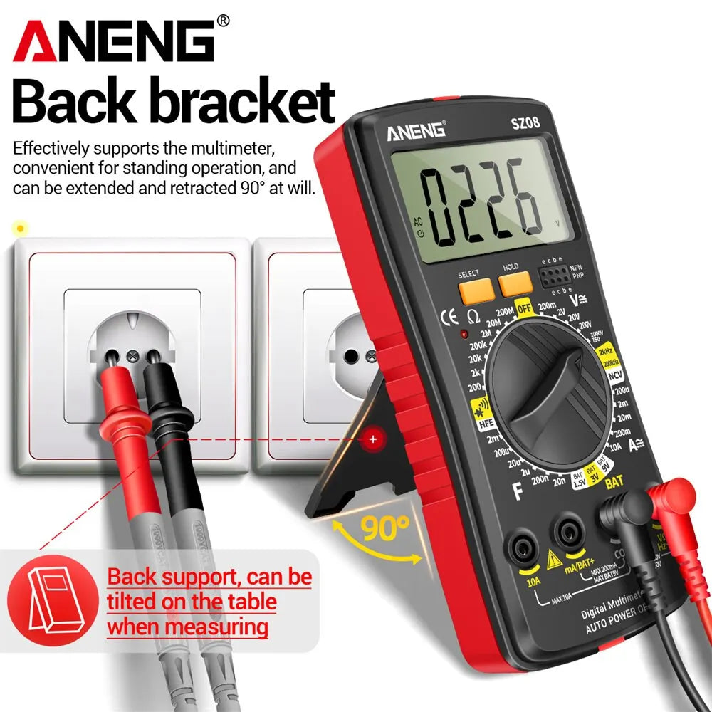 ANENG SZ08 Digital Storage Professional Meter Auto Handhold Testers