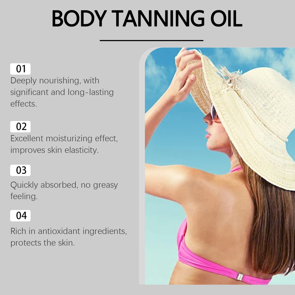Jaysuing Moisturizing Body Tanning Oil – Self Tanner & Bronzer Self Tanning Oil Zpaxo