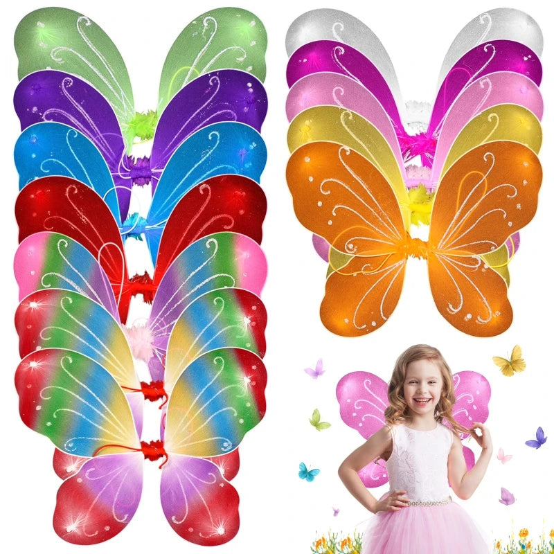 Fairy Wings Bulk Kids Butterfly Costume Accessories Girls Birthday
