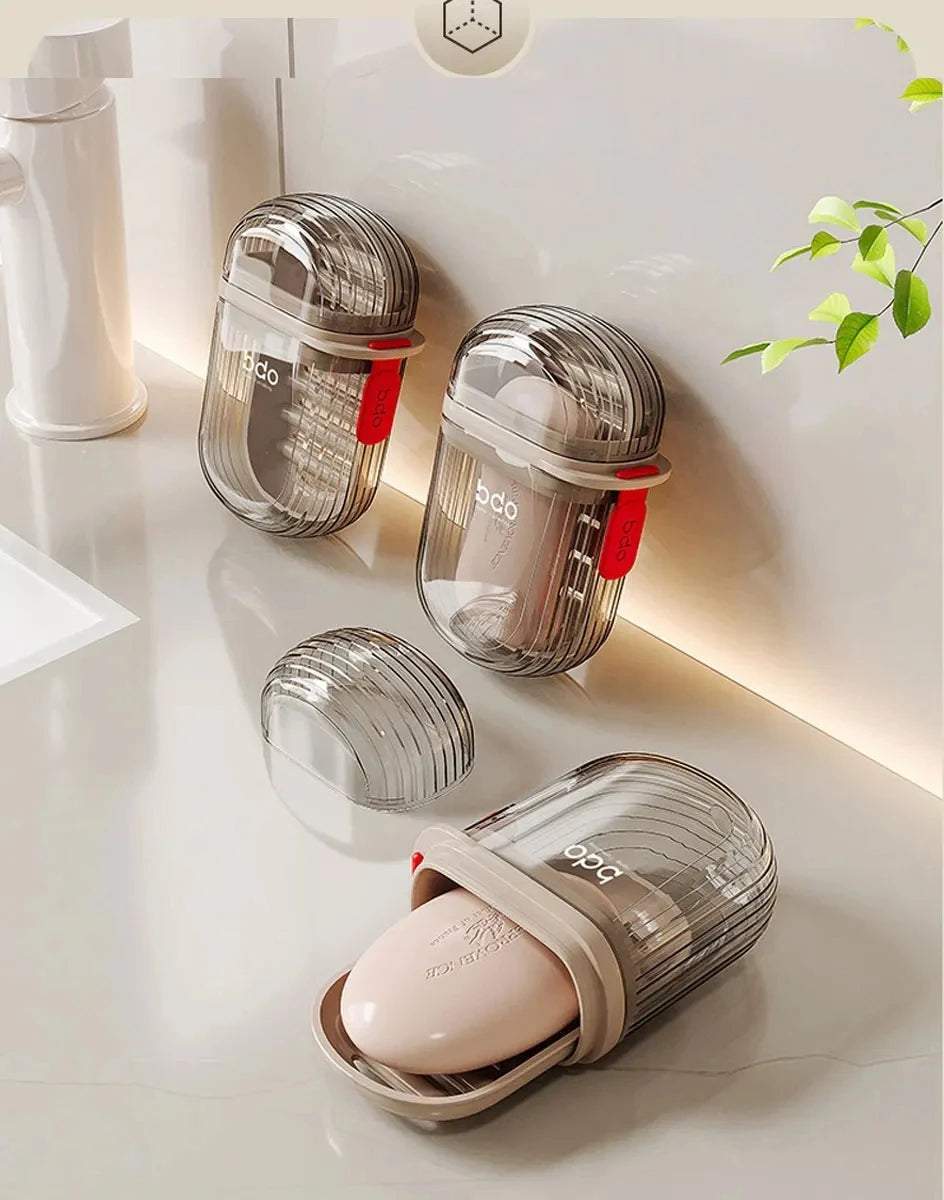 Portable Waterproof Travel Soap Dish Box – Camping & Bathroom