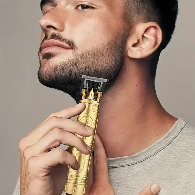 Professional Hair Cutting Machine Vintage T9 Hair Clipper Cutting Machine For Men Shaver Trimmer Rechargeable Carving Mark Razor Zpaxo