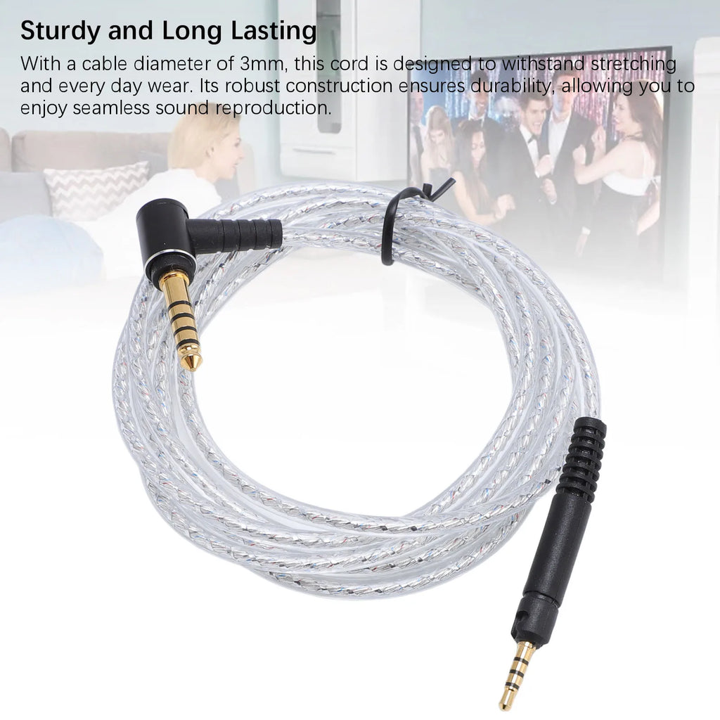 Balanced Headset Cable Stable Plug Play Headphone 4 92ft HD558 HD518