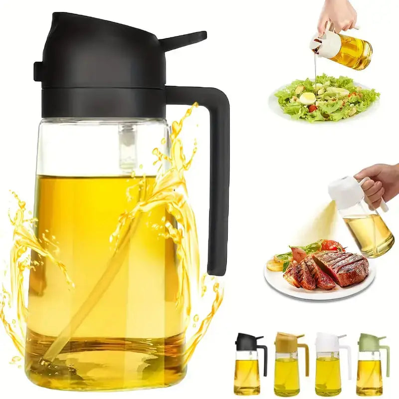 Oil Dispenser Seasoning Accessories Oil Cruet Bottle Oil Spray Kitchen Utensils for Kitchen Barbecue Oils Sprayer Container Zpaxo